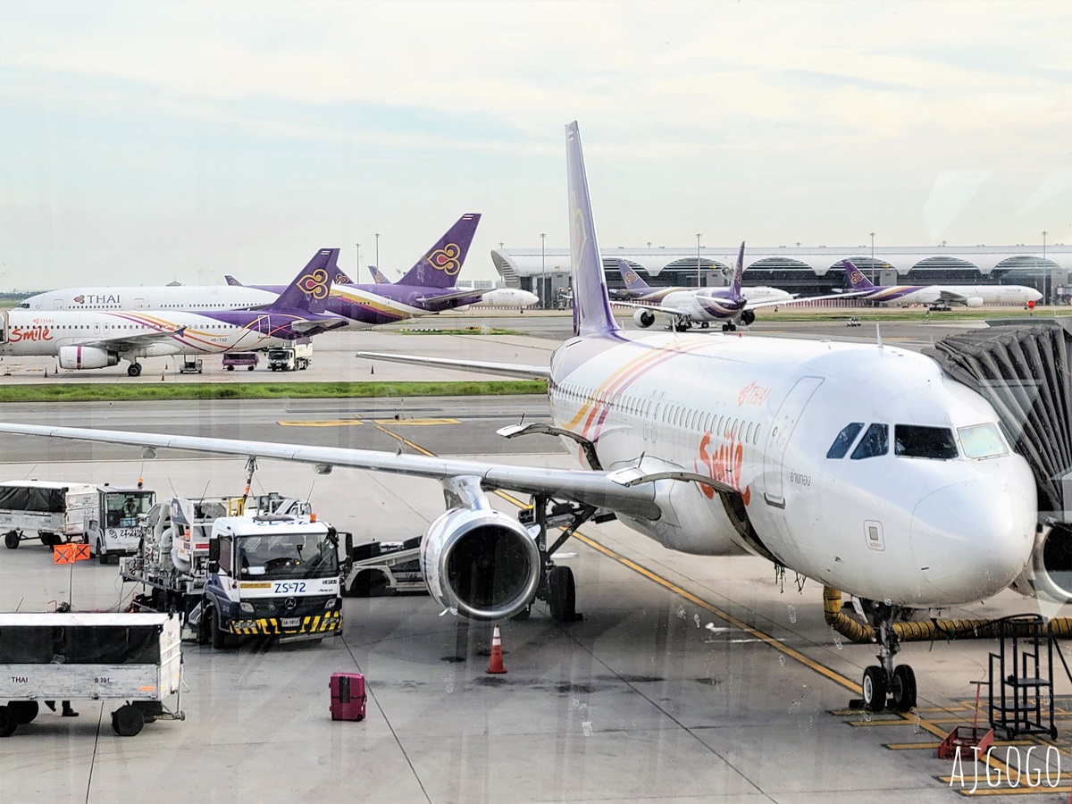 泰國航空 曼谷素萬那普BKK-普吉島HKT A320經濟艙飛機餐 @AJ的旅行地圖