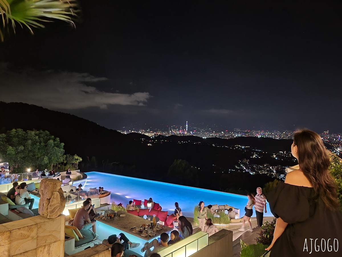 台北美食 屋頂上THE TOP 陽明山最有名的夜景餐廳 夜景100分 @AJ的旅行地圖