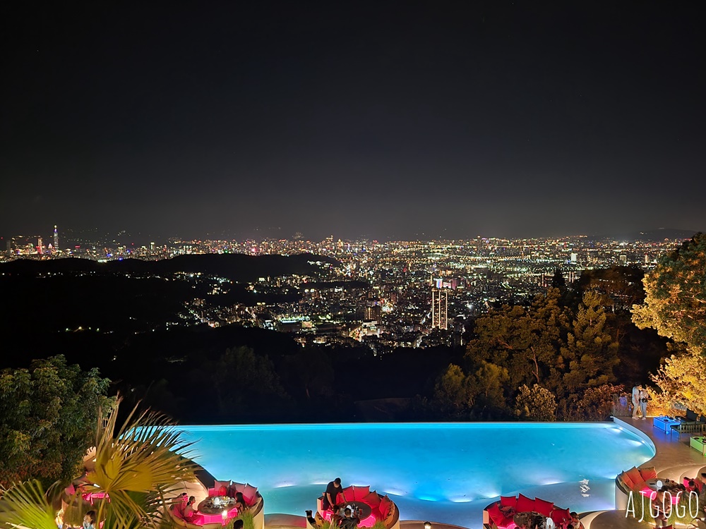 台北美食 屋頂上THE TOP 陽明山最有名的夜景餐廳 夜景100分