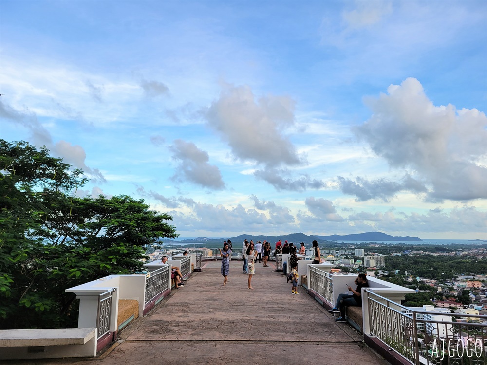 普吉島旅遊 普吉鎮後山觀景台 瑯山觀景點 Khao Rang 可遠眺海灣與普吉市區的小山丘