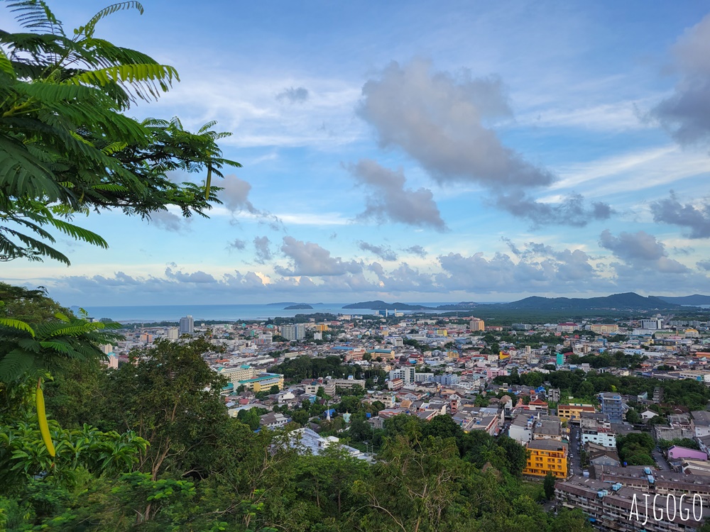 普吉島旅遊 普吉鎮後山觀景台 瑯山觀景點 Khao Rang 可遠眺海灣與普吉市區的小山丘