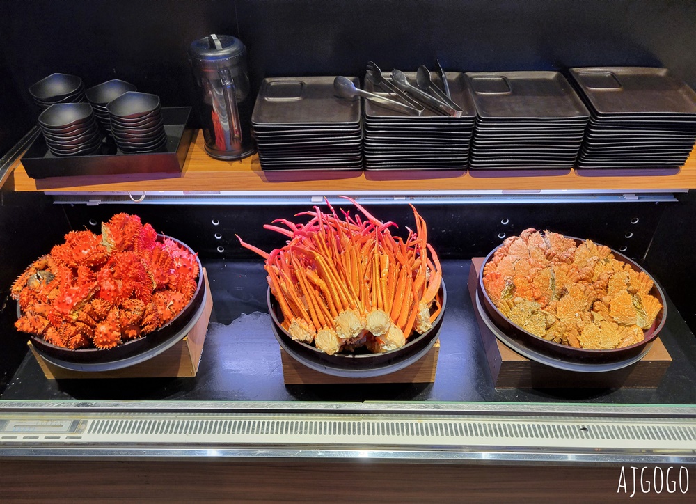 北海道旅遊 札幌美食 帝王蟹、鱈場蟹、毛蟹吃到飽 傳日本料理吃到飽