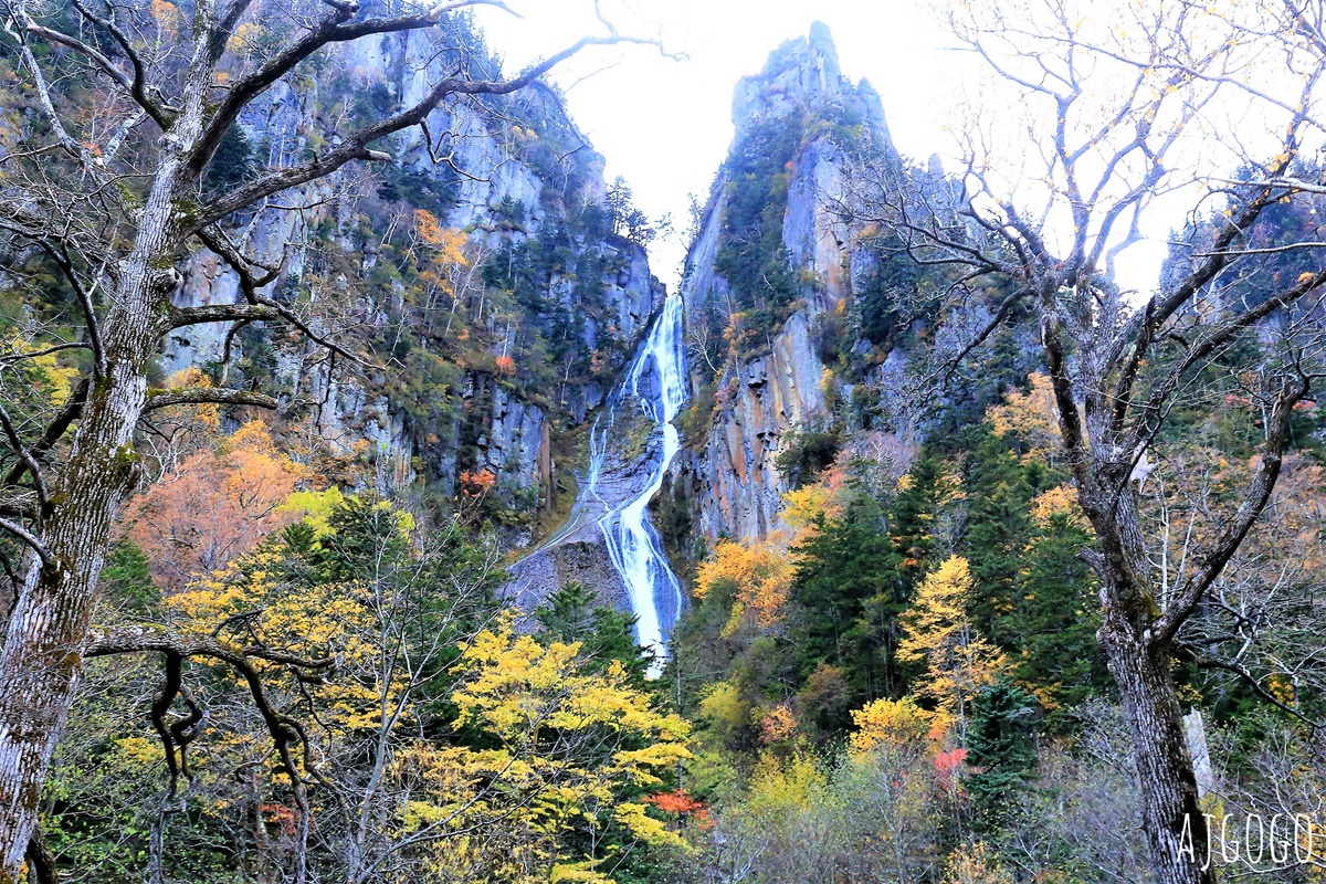 北海道景點 層雲峽 流星瀑布、銀河瀑布 日本瀑布百選 北海道旅遊推薦 @AJ的旅行地圖