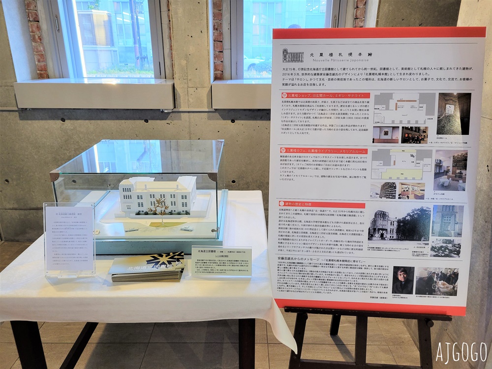 札幌美食 北菓樓札幌本館 圖書館裡的咖啡廳、甜點店 安藤忠雄作品 北海道旅遊推薦