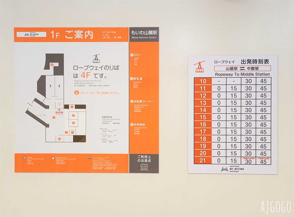 北海道旅遊 札幌景點 藻岩山纜車、札幌路面電車怎麼搭