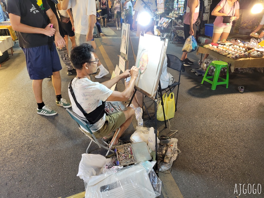 2026清邁自由行 周六夜市 Wua Lai Walking Street 古城外的觀光市集 文創商品多