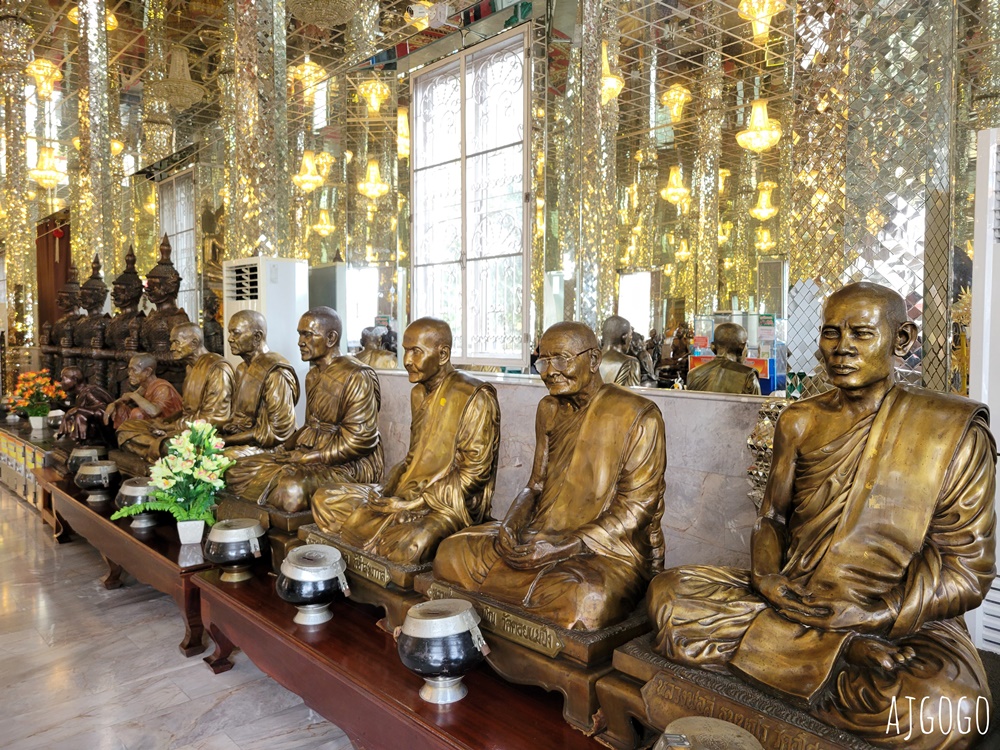 泰國旅遊 泰國最高佛像 Wat Muang 紅統廊曼寺的巨大金佛