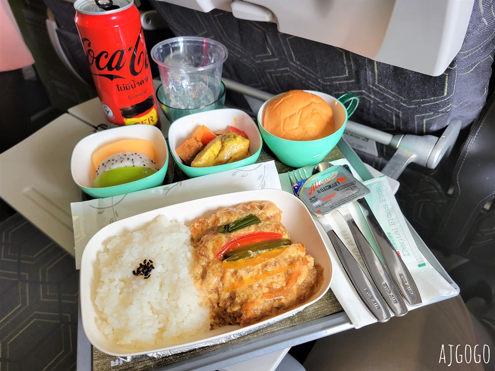 長榮航空 曼谷BKK-桃園TPE 777經濟艙飛機餐 開箱BR212