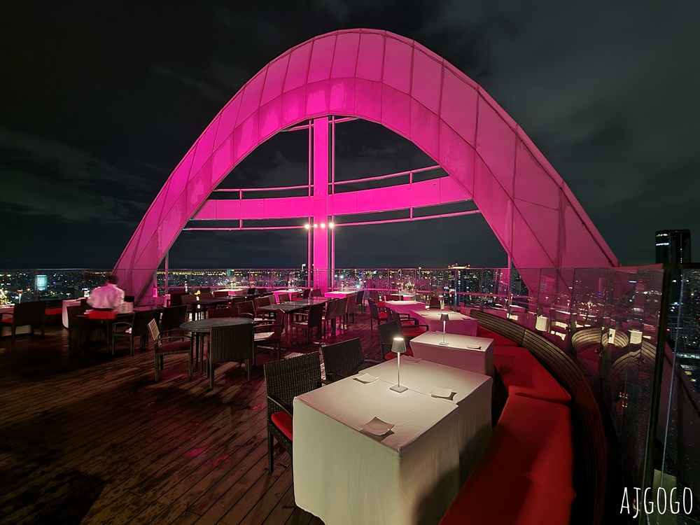 曼谷自由行 Red Sky曼谷高空酒吧、景觀餐廳、神秘巧克力洞窟 360度無死角絕佳視野