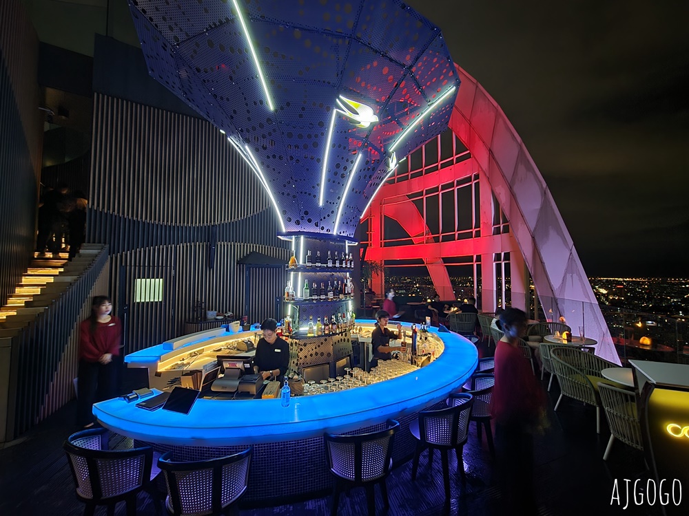 曼谷自由行 Red Sky曼谷高空酒吧、景觀餐廳、神秘巧克力洞窟 360度無死角絕佳視野