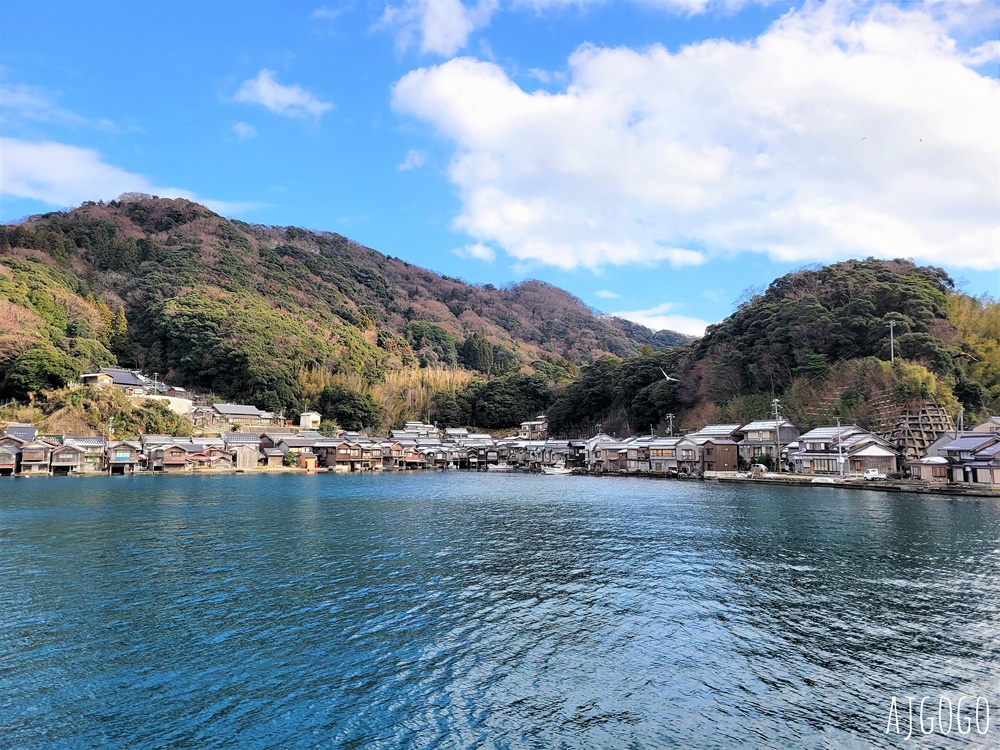 2026海之京都 伊根灣遊覽船 從海上遠眺百年舟屋群 與老鷹一起航行