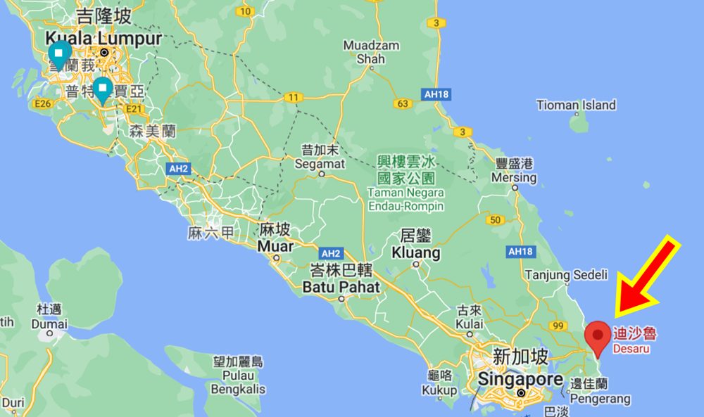 馬來西亞旅遊 迪沙魯海岸Desaru Coast 馬來西亞東南岸的新興度假區 高爾夫球場、親子水上樂園