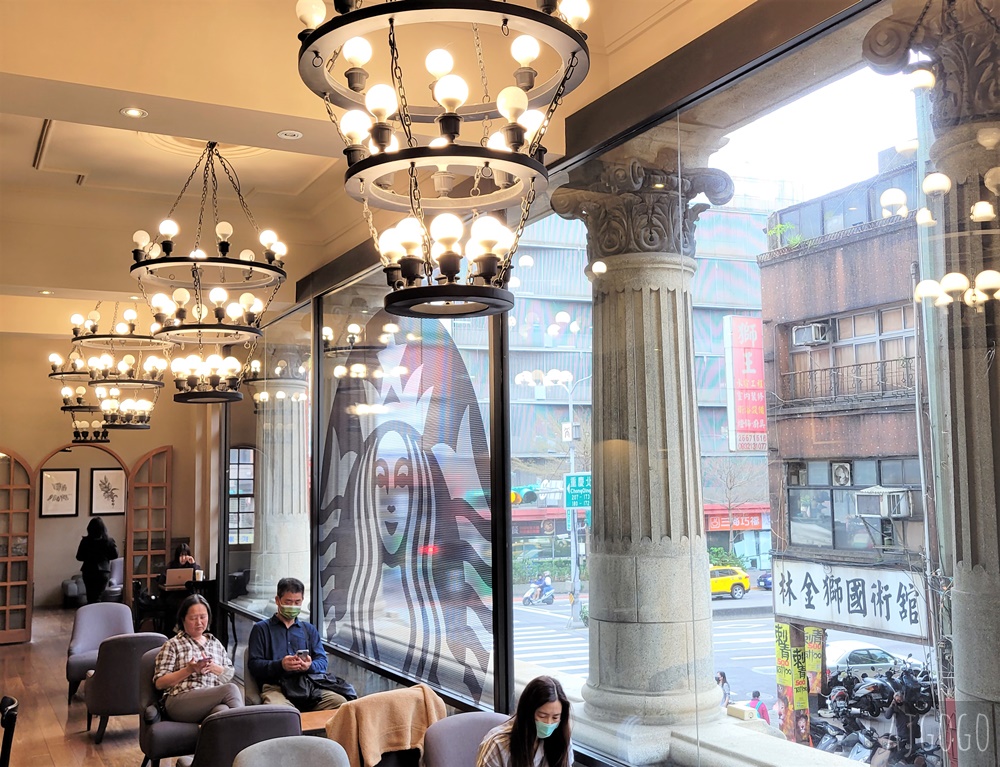 台北景點 星巴克典藏 保安門市 紅磚巴洛克建築飄散咖啡香 星巴克特色門市