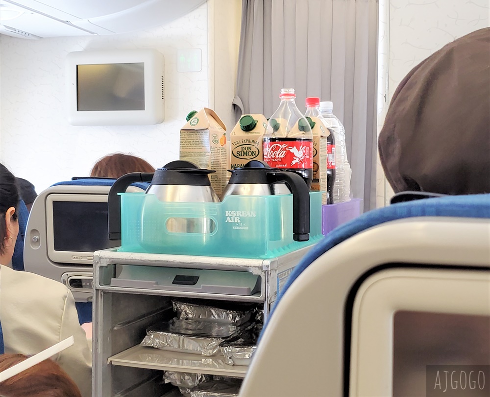 大韓航空A380 台北桃園-首爾仁川 經濟艙飛機餐 開箱KE2022