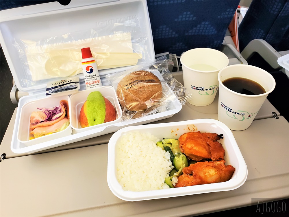大韓航空A380 台北桃園-首爾仁川 經濟艙飛機餐 開箱KE2022