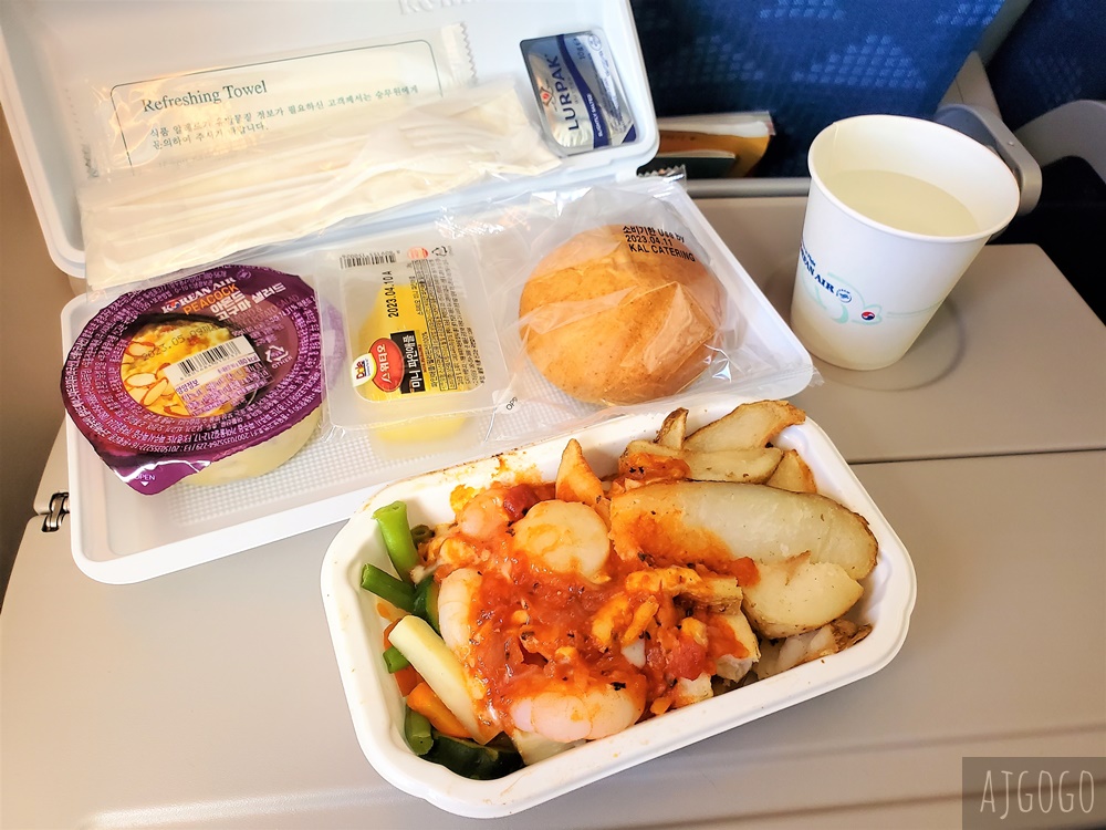 大韓航空評價 首爾仁川-台北桃園 經濟艙飛機餐 開箱KE2021