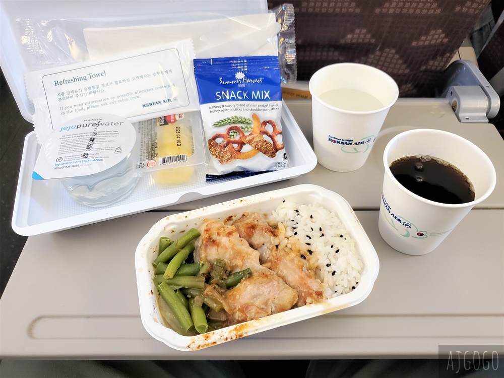 大韓航空評價 首爾仁川-名古屋 777經濟艙 大韓航空飛機餐 開箱KE741/KE742
