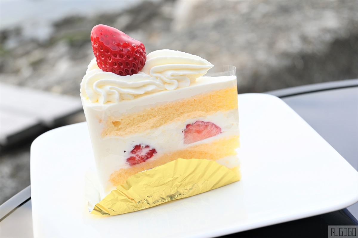 日本沼津美食 Grandma蛋糕專賣店 海景咖啡廳 奶油草莓蛋糕好好吃 靜岡自由行推薦 @AJ的旅行地圖