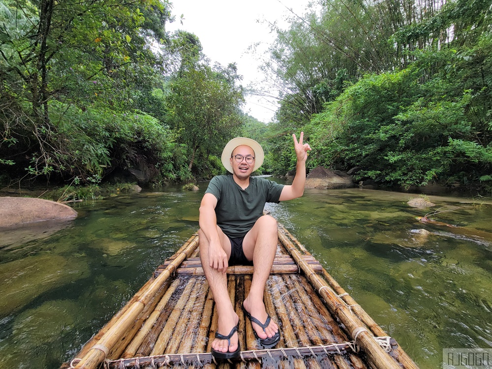 泰國攀牙景點 國家公園竹筏漂流 在天然溪流裡順流而下 消暑好地方 泰國旅遊推薦