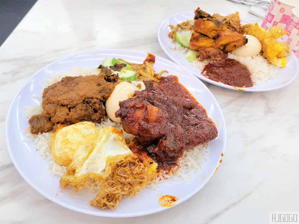 吉隆坡美食 吉隆坡人氣最高的椰漿飯 Nasi Lemak Wanjo Kg Baru 辣死你媽 馬來西亞旅遊推薦