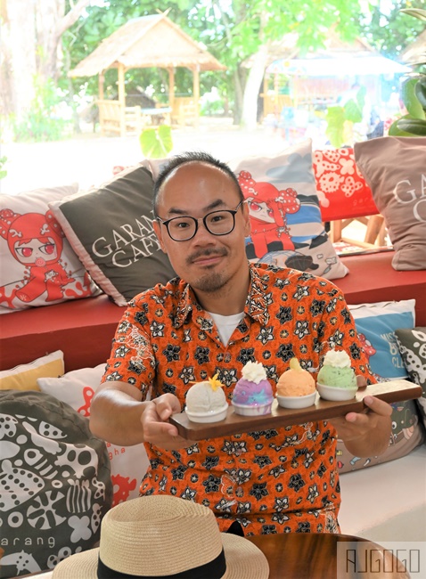 泰國旅遊 攀牙考拉美食 Garang Artisan Icecream 邦薩海灘旁的冰淇淋專賣店 提供80多種冰淇淋口味