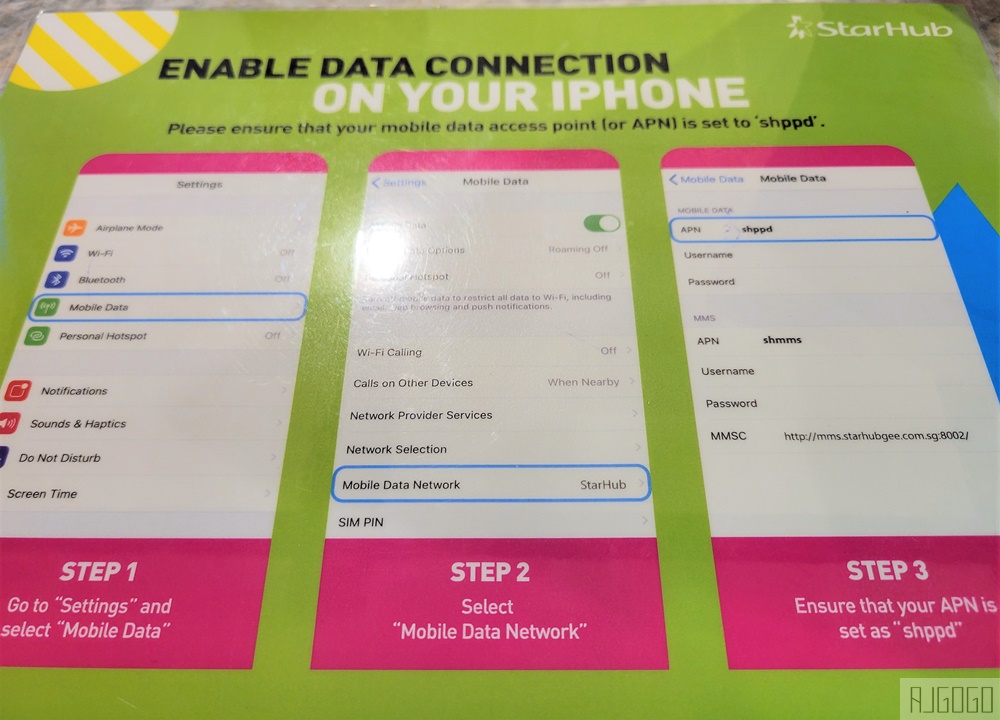 新加坡網卡推薦 StarHub 新加坡上網sim卡 新加坡機場取貨