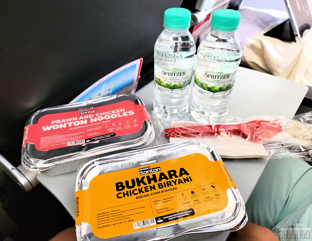 亞洲航空 吉隆坡KUL-清邁CNX A320經濟艙飛機餐 開箱AK856/AK857