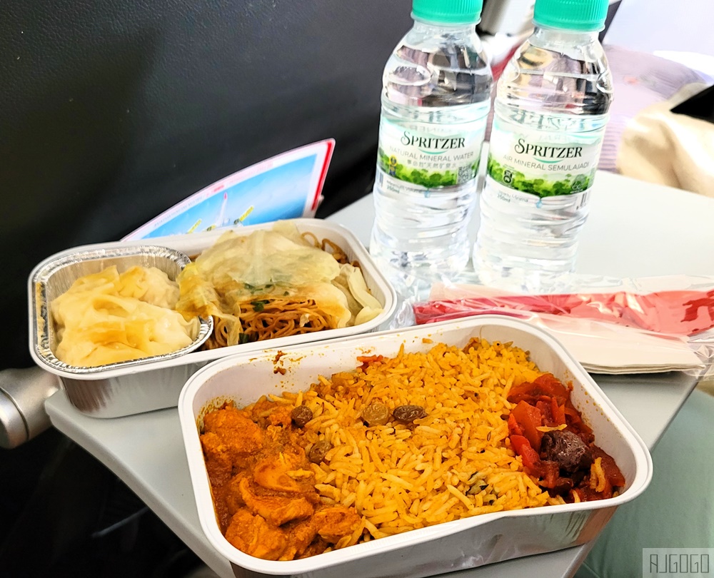 亞洲航空 吉隆坡KUL-清邁CNX A320經濟艙飛機餐 開箱AK856/AK857