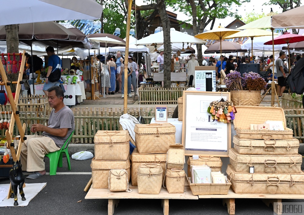 清邁自由行 真心市集JJ Market 清邁周末市集 好吃好逛文青農夫市集