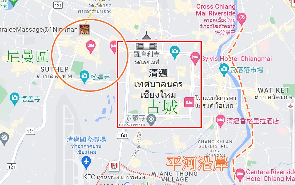 2026清邁住宿懶人包 TOP19間飯店 清邁安全住宿區 古城區、尼曼區、平河河景飯店 清邁自由行推薦