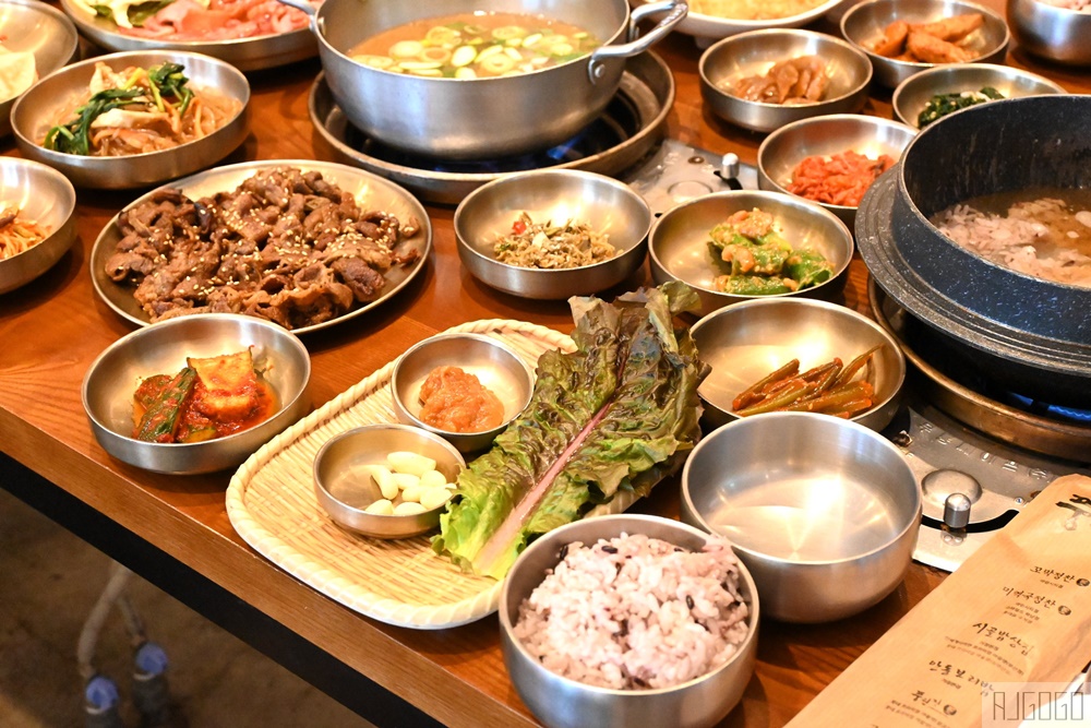 釜山樂天Outlet美食 풍원장-시골밥상집 超澎湃韓定食套餐 樂天超市買什麼 釜山自由行推薦