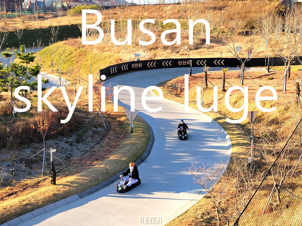 2026釜山自由行 Skyline Luge 天際斜坡滑車 釜山景點 好玩刺激的無舵雪橇車 @AJ的旅行地圖