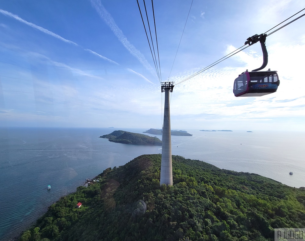 越南旅遊 富國島景點 富國島太陽世界自然公園 世界最長跨海纜車 前進Aquatopia水樂園