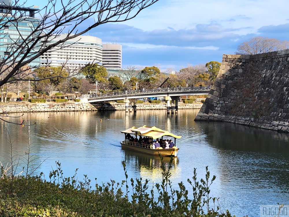 2026大阪景點 大阪城御座船 護城河遊船之旅 大阪周遊卡/樂遊卡免費搭乘
