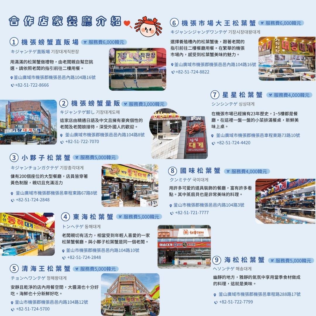 2026釜山自由行 幾張市場 釜山海鮮市場 松葉蟹集散地 釜山景點推薦