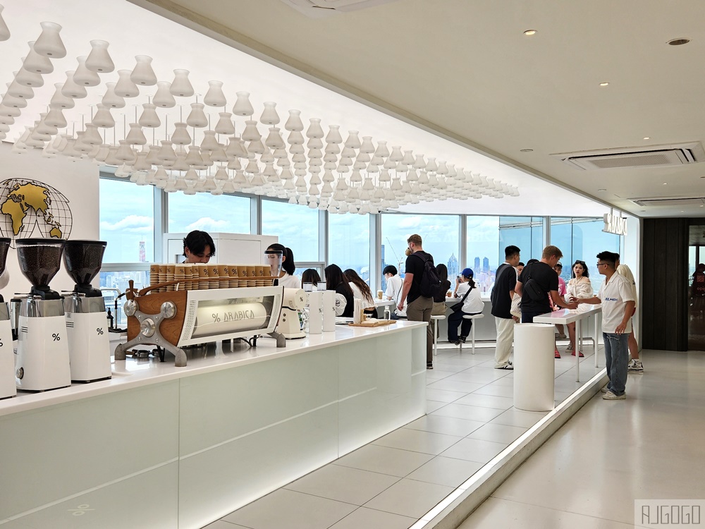 曼谷自由行 % Arabica Bangkok Empire Tower 高樓景觀咖啡廳 王權瑪哈納功大廈