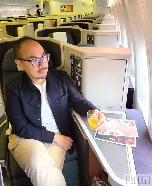 國泰航空商務艙 台北桃園-香港 A330商務艙飛機餐