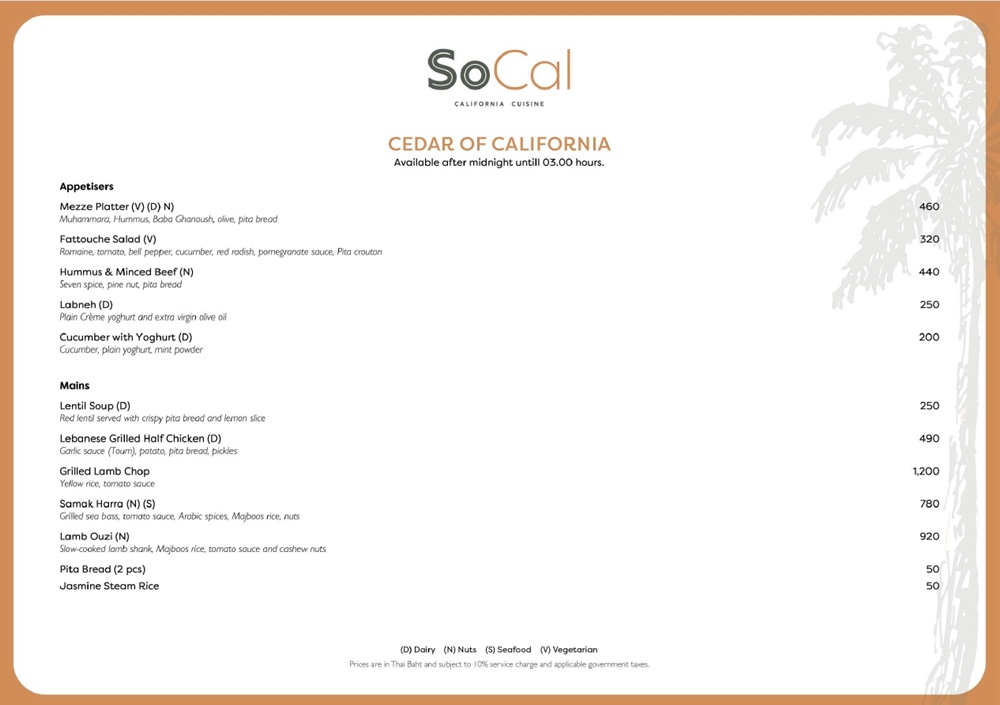 曼谷美食 曼谷洲際酒店 SoCal 南加州風格美食餐廳 泰國旅遊推薦
