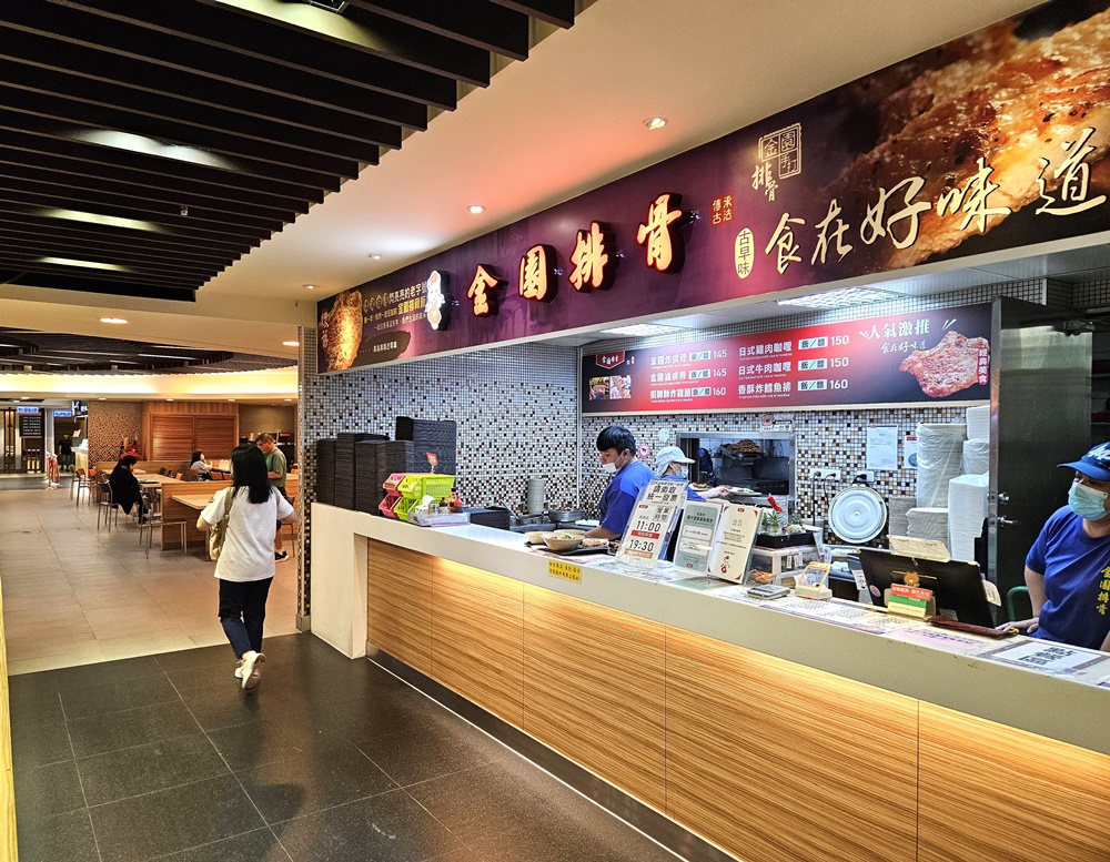 林口長庚紀念醫院美食街 醫學大樓B1 自助餐、飲料店、素食