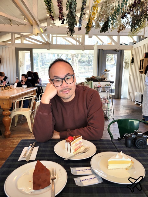 日本旅遊 山中湖美食 Paper Moon蛋糕店 森林系歐風咖啡廳