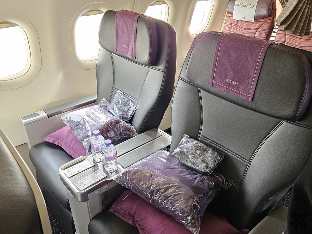 泰國航空 桃園TPE-曼谷BKK A320經濟艙飛機餐 開箱TG637、TG636