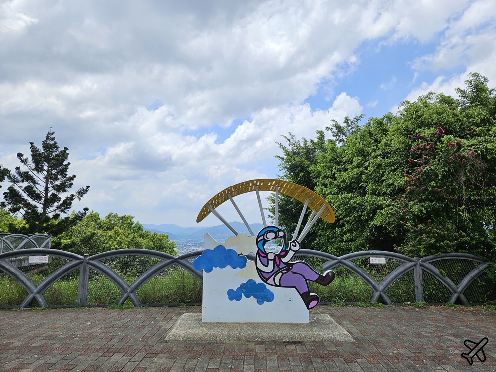 南投景點 虎頭山觀景台/虎嘯山嵐飛行場 俯瞰埔里盆地