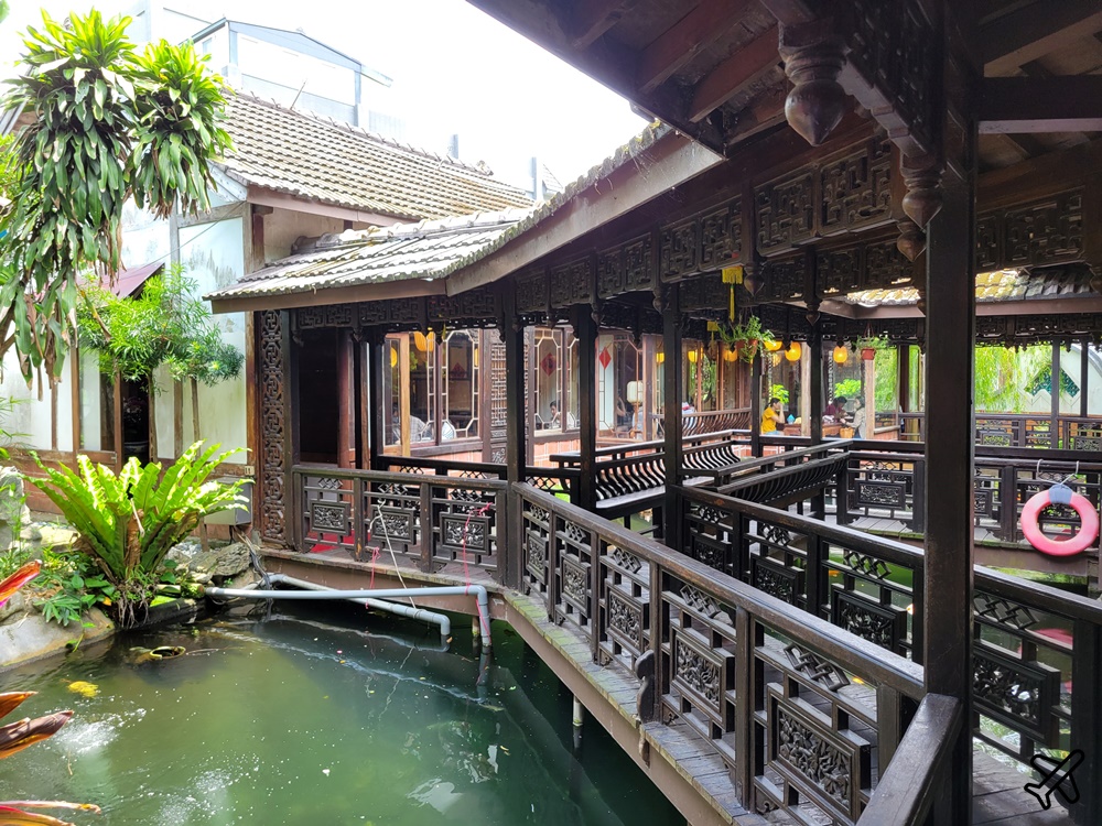 2026中壢美食 友竹居茶藝館 中國江南水鄉風格餐廳 寵物友善 喝茶簡餐火鍋都有賣