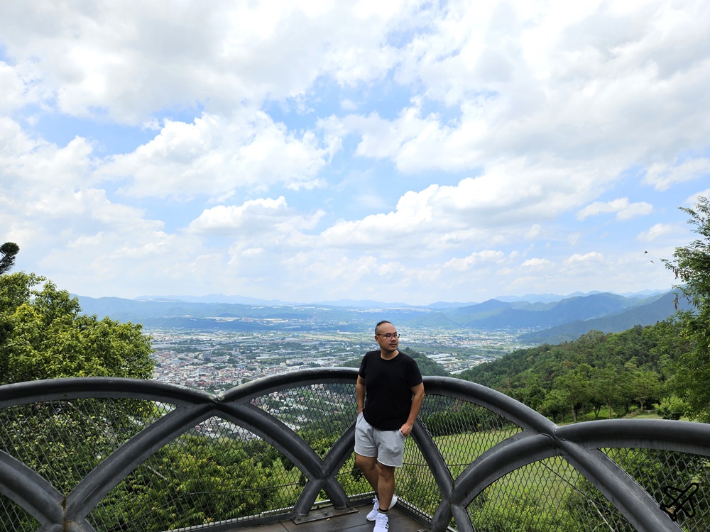 南投景點 虎頭山觀景台/虎嘯山嵐飛行場 俯瞰埔里盆地 @AJ的旅行地圖