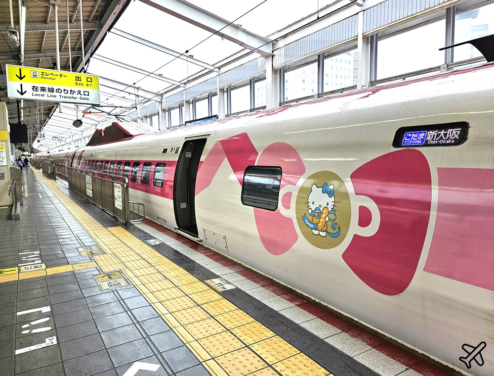 日本Hello Kitty新幹線 每日只有一班車 粉紅夢幻新幹線 JR Pass可搭