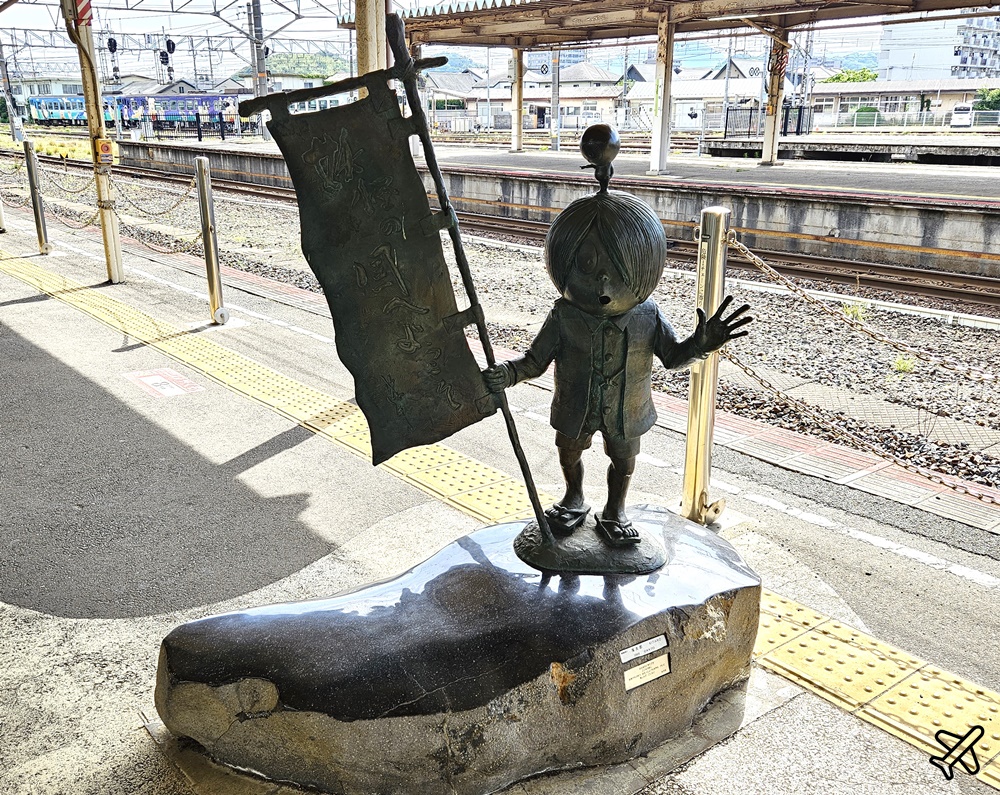 日本鳥取景點 搭鬼太郎列車去境港半日遊 米子站=境港站 JR Pass可用 日本旅遊