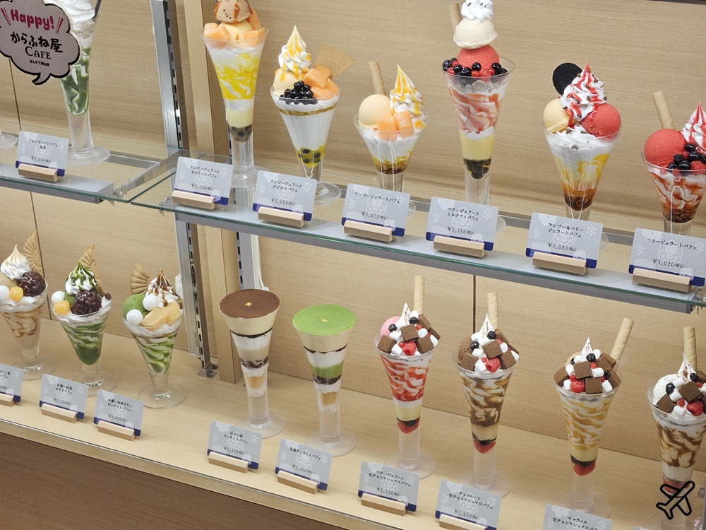 日本岡山美食 水果聖代甜點店 Karafuneya Coffee 岡山車站咖啡廳推薦