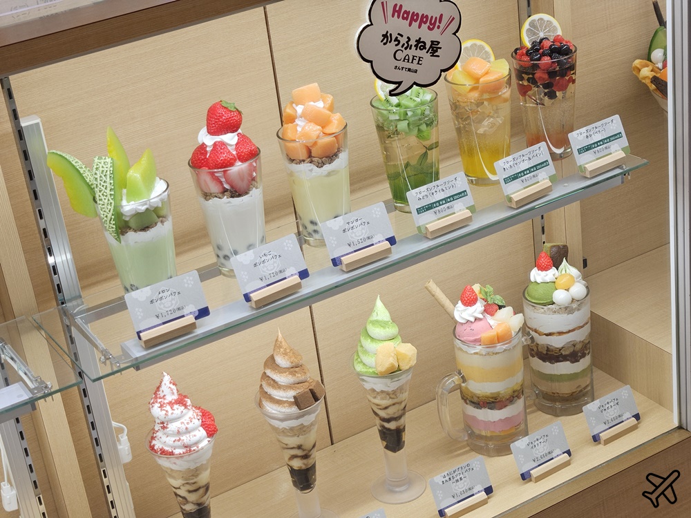日本岡山美食 水果聖代甜點店 Karafuneya Coffee 岡山車站咖啡廳推薦