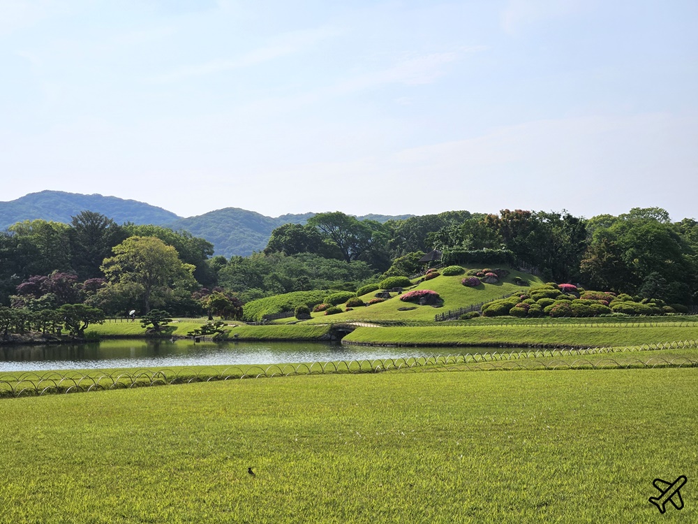 日本岡山後樂園 日本三名園之一 岡山城景觀咖啡廳 日本岡山景點推薦