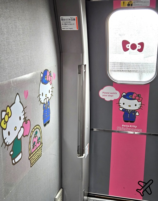日本Hello Kitty新幹線 每日只有一班車 粉紅夢幻新幹線 JR Pass可搭